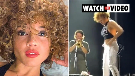 صادم : صوفيا اوريستا تتبول على جمهورها 